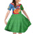 Eritrea Independence Day Kid Short Sleeve Dress Eritrean Olive Branches 33rd Anniversary - Wonder Print Shop