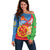 Eritrea Independence Day Off Shoulder Sweater Eritrean Olive Branches 33rd Anniversary - Wonder Print Shop