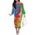 Eritrea Independence Day Off The Shoulder Long Sleeve Dress Eritrean Olive Branches 33rd Anniversary - Wonder Print Shop
