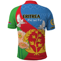 Eritrea Independence Day Polo Shirt Eritrean Olive Branches 33rd Anniversary - Wonder Print Shop