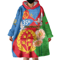 Eritrea Independence Day Wearable Blanket Hoodie Eritrean Olive Branches 33rd Anniversary - Wonder Print Shop