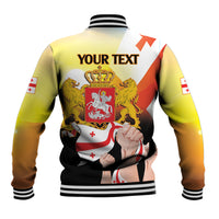 Personalised Georgia Baseball Jacket Happy 106 Years Of Independence - Wonder Print Shop