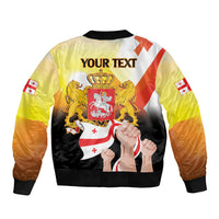 Personalised Georgia Bomber Jacket Happy 106 Years Of Independence - Wonder Print Shop