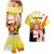 Personalised Georgia Couples Matching Mermaid Dress and Hawaiian Shirt Happy 106 Years Of Independence - Wonder Print Shop