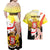 Personalised Georgia Couples Matching Off Shoulder Maxi Dress and Hawaiian Shirt Happy 106 Years Of Independence - Wonder Print Shop