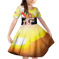 Personalised Georgia Family Matching Mermaid Dress and Hawaiian Shirt Happy 106 Years Of Independence - Wonder Print Shop