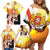 Personalised Georgia Family Matching Off Shoulder Short Dress and Hawaiian Shirt Happy 106 Years Of Independence - Wonder Print Shop