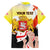 Personalised Georgia Family Matching Short Sleeve Bodycon Dress and Hawaiian Shirt Happy 106 Years Of Independence - Wonder Print Shop
