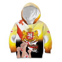 Personalised Georgia Kid Hoodie Happy 106 Years Of Independence - Wonder Print Shop