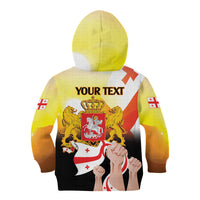 Personalised Georgia Kid Hoodie Happy 106 Years Of Independence - Wonder Print Shop