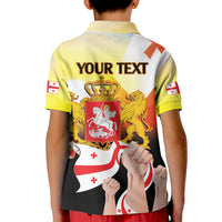 Personalised Georgia Kid Polo Shirt Happy 106 Years Of Independence - Wonder Print Shop