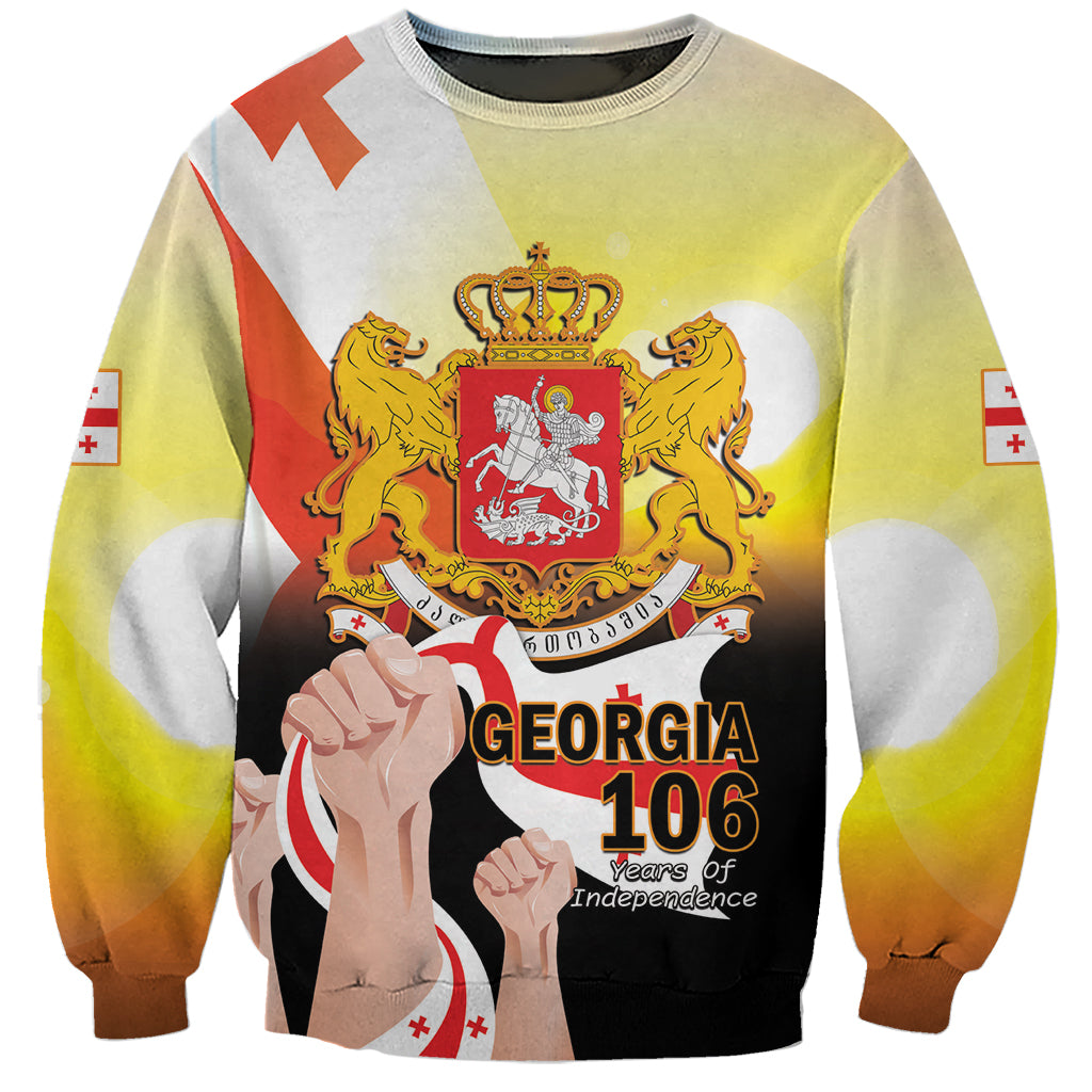 Personalised Georgia Sweatshirt Happy 106 Years Of Independence - Wonder Print Shop