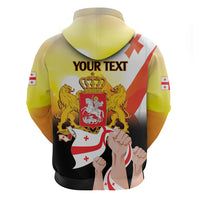 Personalised Georgia Zip Hoodie Happy 106 Years Of Independence - Wonder Print Shop