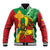 Ethiopia National Day Baseball Jacket Ethiopia Lion of Judah African Pattern - Wonder Print Shop