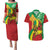 Ethiopia National Day Couples Matching Puletasi and Hawaiian Shirt Ethiopia Lion of Judah African Pattern