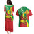 Ethiopia National Day Couples Matching Puletasi and Hawaiian Shirt Ethiopia Lion of Judah African Pattern