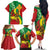 Ethiopia National Day Family Matching Off The Shoulder Long Sleeve Dress and Hawaiian Shirt Ethiopia Lion of Judah African Pattern