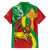Ethiopia National Day Family Matching Off The Shoulder Long Sleeve Dress and Hawaiian Shirt Ethiopia Lion of Judah African Pattern