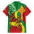 Ethiopia National Day Family Matching Short Sleeve Bodycon Dress and Hawaiian Shirt Ethiopia Lion of Judah African Pattern