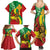 Ethiopia National Day Family Matching Summer Maxi Dress and Hawaiian Shirt Ethiopia Lion of Judah African Pattern