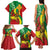 Ethiopia National Day Family Matching Tank Maxi Dress and Hawaiian Shirt Ethiopia Lion of Judah African Pattern - Wonder Print Shop