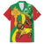 Ethiopia National Day Family Matching Tank Maxi Dress and Hawaiian Shirt Ethiopia Lion of Judah African Pattern