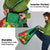 Ethiopia National Day Grocery Bag Ethiopia Lion of Judah African Pattern
