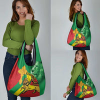 Ethiopia National Day Grocery Bag Ethiopia Lion of Judah African Pattern
