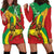 Ethiopia National Day Hoodie Dress Ethiopia Lion of Judah African Pattern