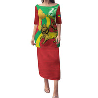 Ethiopia National Day Puletasi Ethiopia Lion of Judah African Pattern - Wonder Print Shop