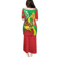 Ethiopia National Day Puletasi Ethiopia Lion of Judah African Pattern - Wonder Print Shop