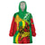 Ethiopia National Day Wearable Blanket Hoodie Ethiopia Lion of Judah African Pattern - Wonder Print Shop