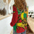 Ethiopia National Day Women Casual Shirt Ethiopia Lion of Judah African Pattern - Wonder Print Shop