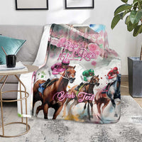 Personalized Kentucky Horse Racing Blanket 151st Anniversary Run For The Roses