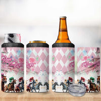 Personalized Kentucky Horse Racing 4 in 1 Can Cooler Tumbler 151st Anniversary Run For The Roses