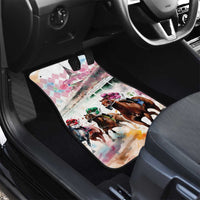 Personalized Kentucky Horse Racing Car Mats 151st Anniversary Run For The Roses