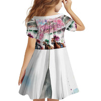 Personalized Kentucky Horse Racing Family Matching Mermaid Dress and Hawaiian Shirt 151st Anniversary Run For The Roses