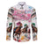 Personalized Kentucky Horse Racing Family Matching Short Sleeve Bodycon Dress and Hawaiian Shirt 151st Anniversary Run For The Roses