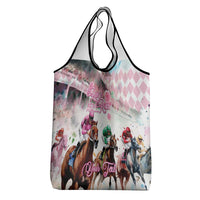 Personalized Kentucky Horse Racing Grocery Bag 151st Anniversary Run For The Roses