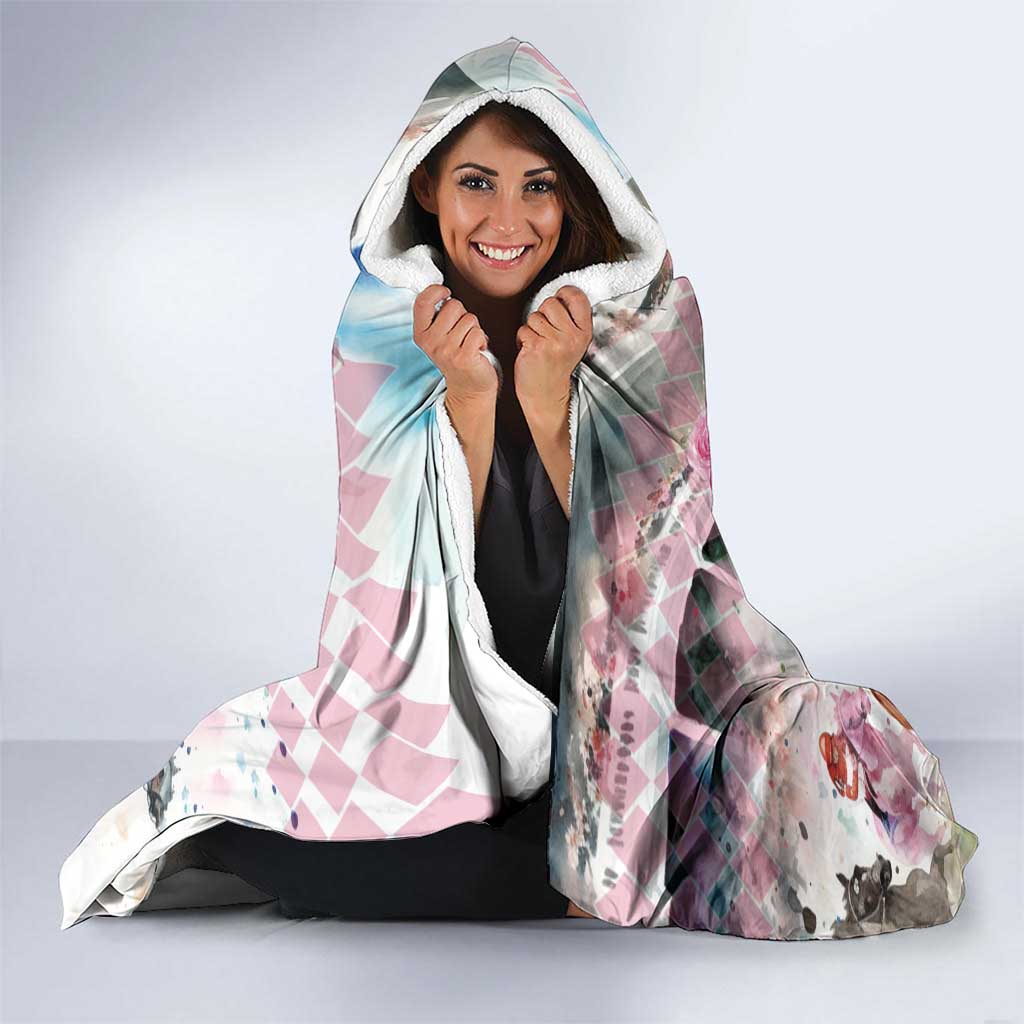 Personalized Kentucky Horse Racing Hooded Blanket 151st Anniversary Run For The Roses