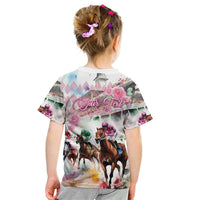 Personalized Kentucky Horse Racing Kid T Shirt 151st Anniversary Run For The Roses