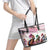 Personalized Kentucky Horse Racing Leather Tote Bag 151st Anniversary Run For The Roses