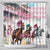Personalized Kentucky Horse Racing Shower Curtain 151st Anniversary Run For The Roses