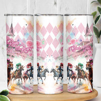 Personalized Kentucky Horse Racing Skinny Tumbler 151st Anniversary Run For The Roses