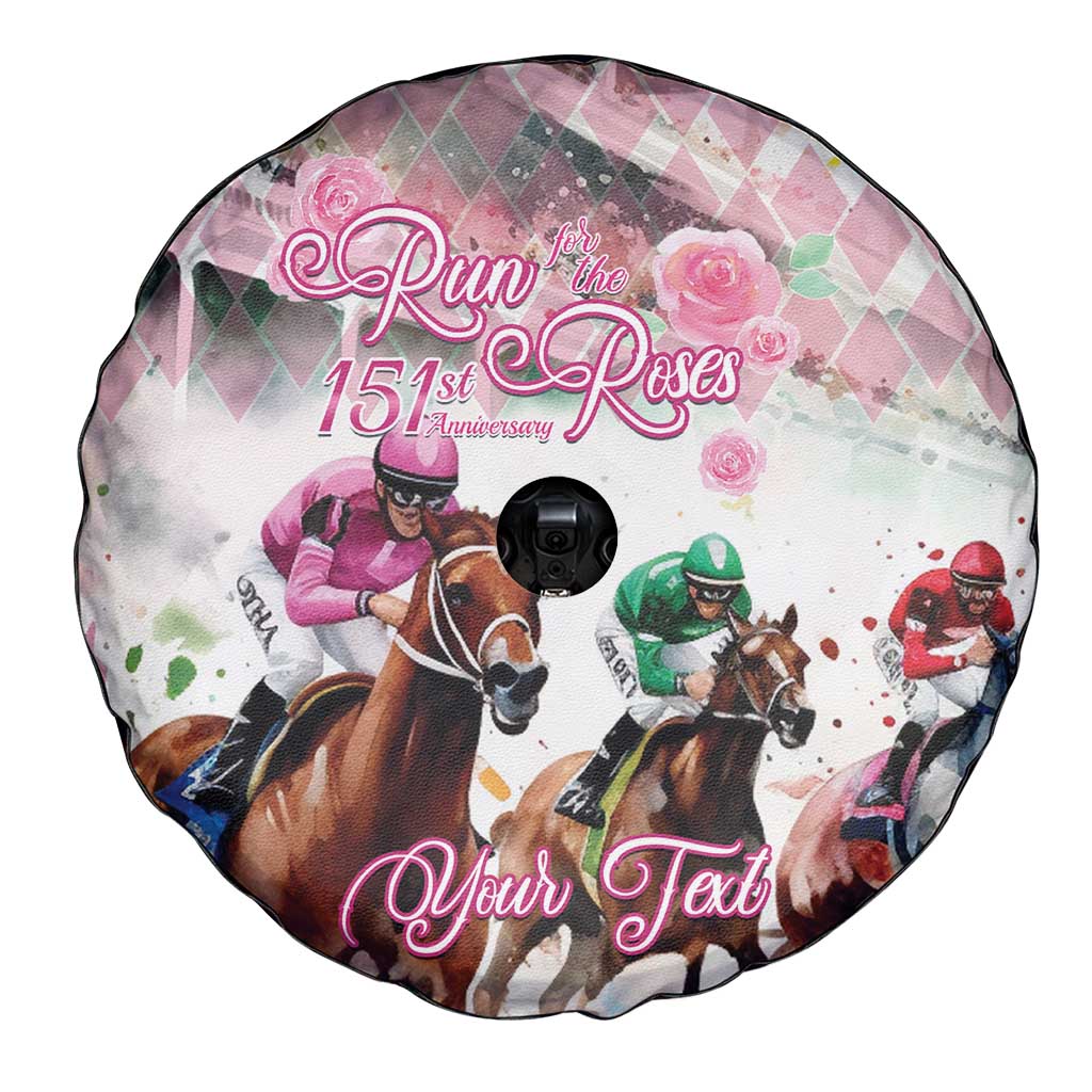 Personalized Kentucky Horse Racing Spare Tire Cover 151st Anniversary Run For The Roses
