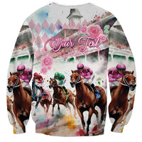 Personalized Kentucky Horse Racing Sweatshirt 151st Anniversary Run For The Roses