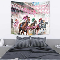 Personalized Kentucky Horse Racing Tapestry 151st Anniversary Run For The Roses