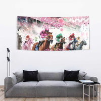 Personalized Kentucky Horse Racing Tapestry 151st Anniversary Run For The Roses