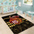 Kentucky Horse Racing Area Rug Celebrating 151 Years Horseshoe With Roses