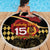 Kentucky Horse Racing Beach Blanket Celebrating 151 Years Horseshoe With Roses